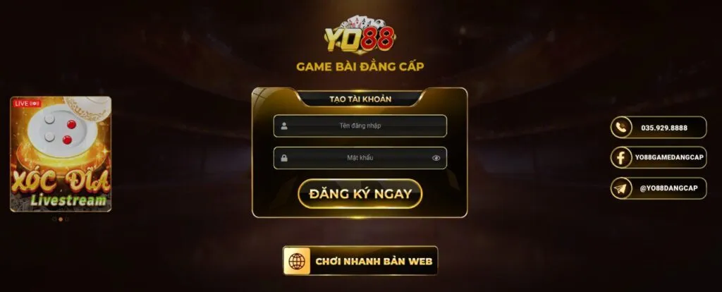 Thông tin tổng quan về điểm cược Yo88